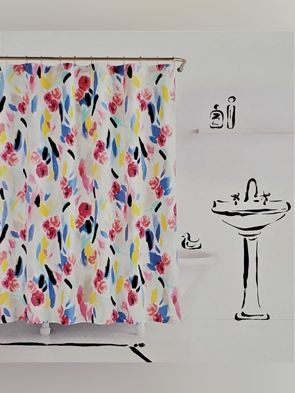 Kate Spade Floral Shower Curtain